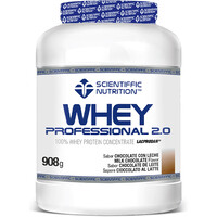 Scientiffic Nutrition proteínas Whey Professional 2.0 Lacprodan Digezyme Chocolate Leche 908 vista frontal
