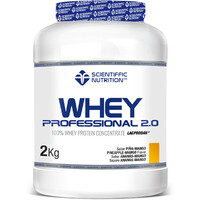 Scientiffic Nutrition proteínas Whey Professional 2.0 Lacprodan Digezyme Pia Mango 2Kg vista frontal