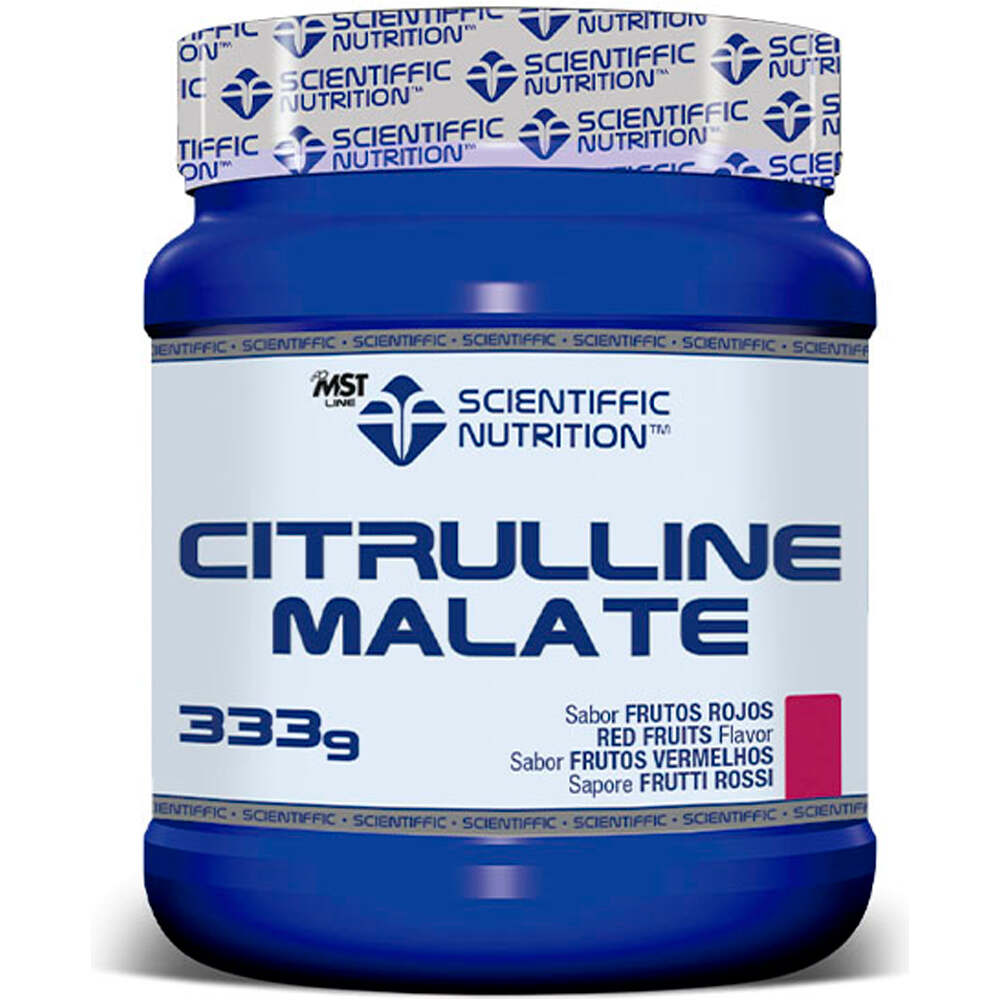 Scientiffic Nutrition Recuperacion Citrulline Malate Frutas del Bosque 333g vista frontal
