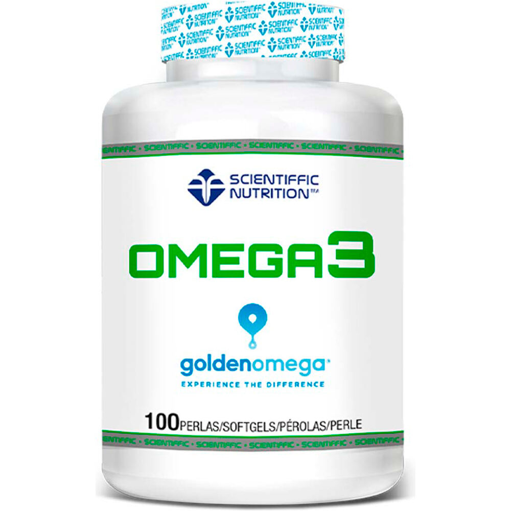 Scientiffic Nutrition Salud/Bienestar Omega 3 1000mg TG 33% EPA 23% DHA GoldenOmega 100Soft vista frontal