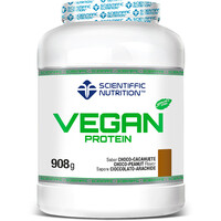 Scientiffic Nutrition Vegano Vegan Protein Digezyme Chocolate Cacahuete 908 vista frontal