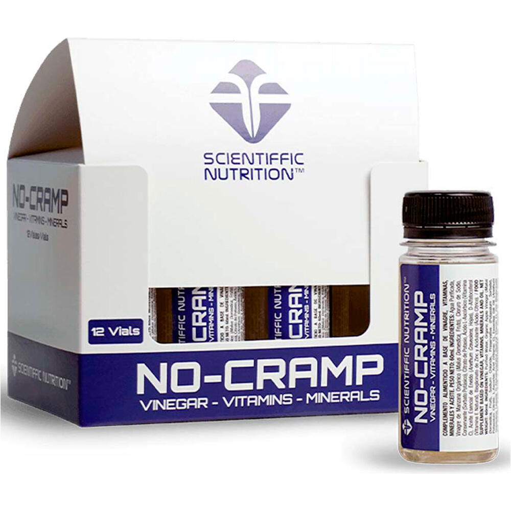 Scientiffic Nutrition Vitaminas Y Minerales CAJA NO-CRAMP 12 Viales vista frontal