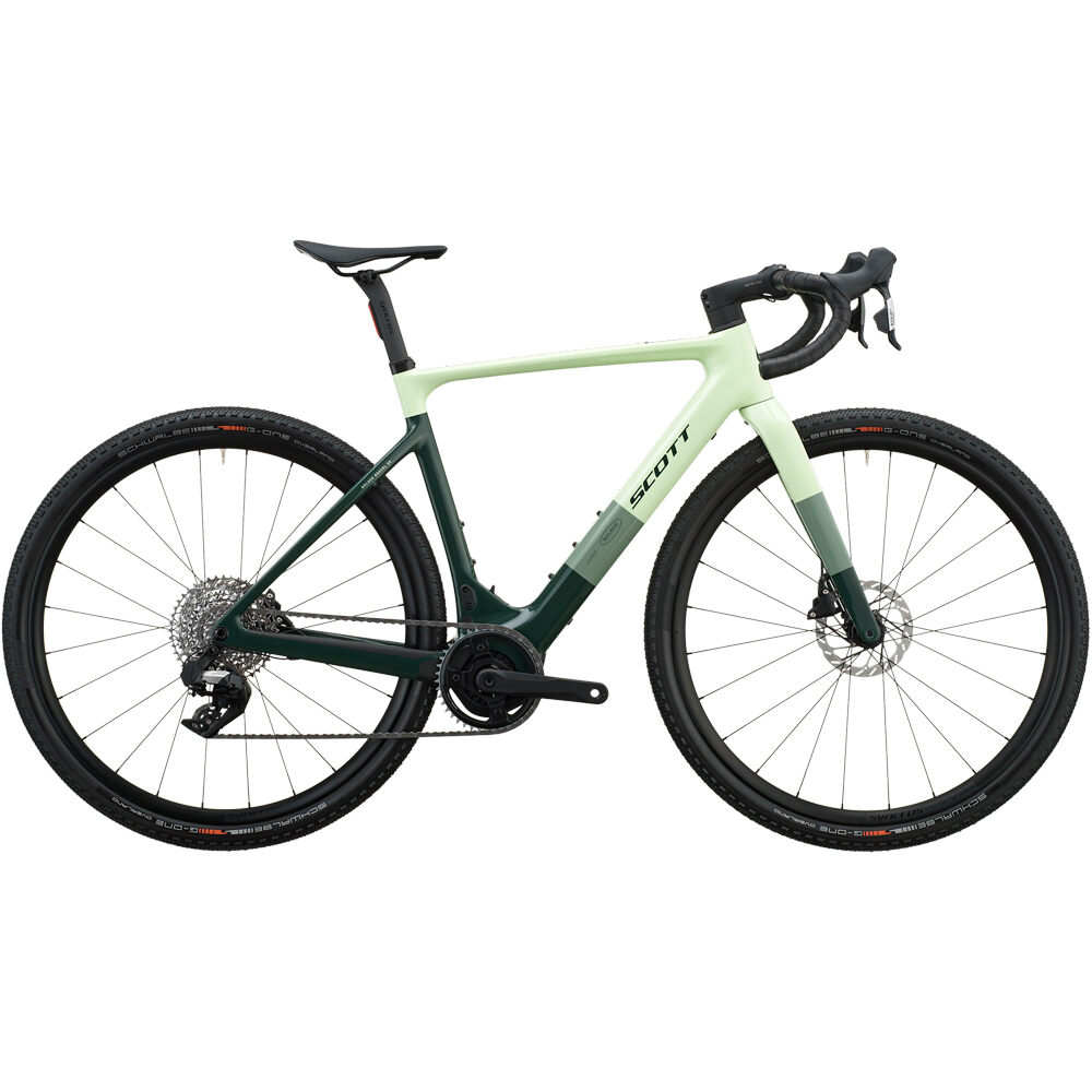 Scott BICICLETA ELÉCTRICA CARRETERA SOLACE GRAVEL 30 vista frontal