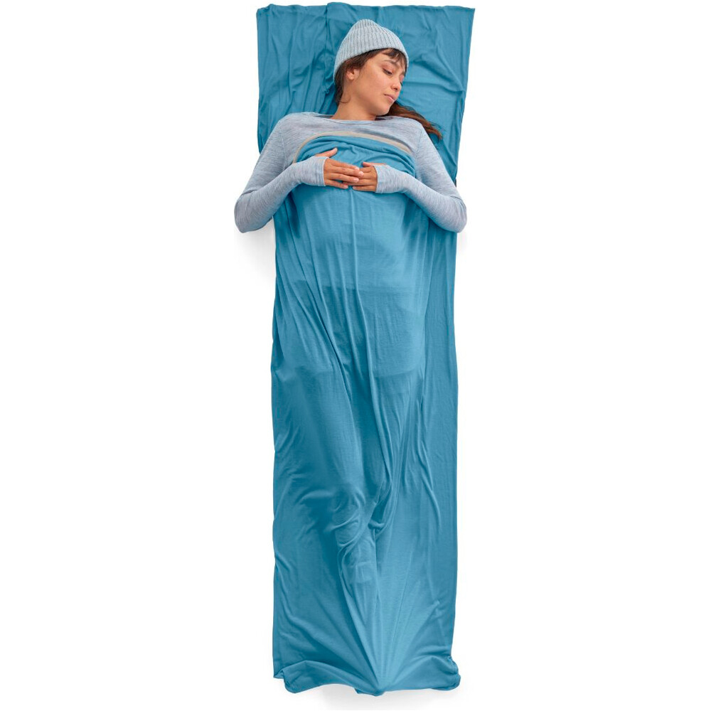 Seatosummit varios montaña Saco sbana BREEZE LIGHTWEIGHT rectangular con funda almohad 02