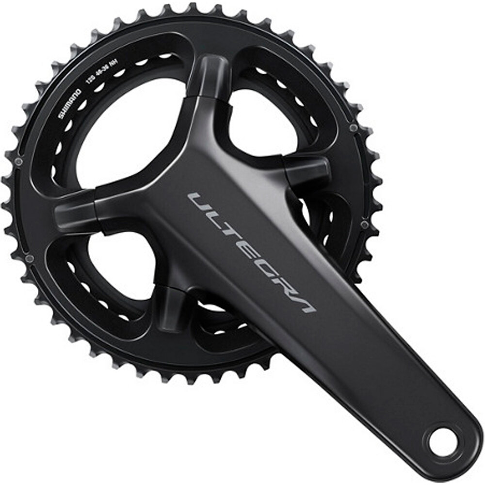Shimano bielas carretera Crankset 12-Speed 46/36T 175mm vista frontal
