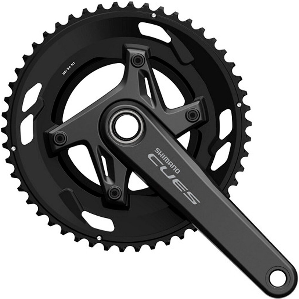 Shimano bielas carretera Crankset 9/10-Speed 50-34T 175mm vista frontal