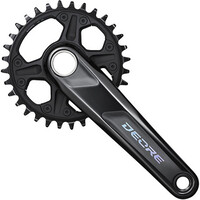 Shimano bielas mtb Bielas 12v M6100-1 32D vista frontal