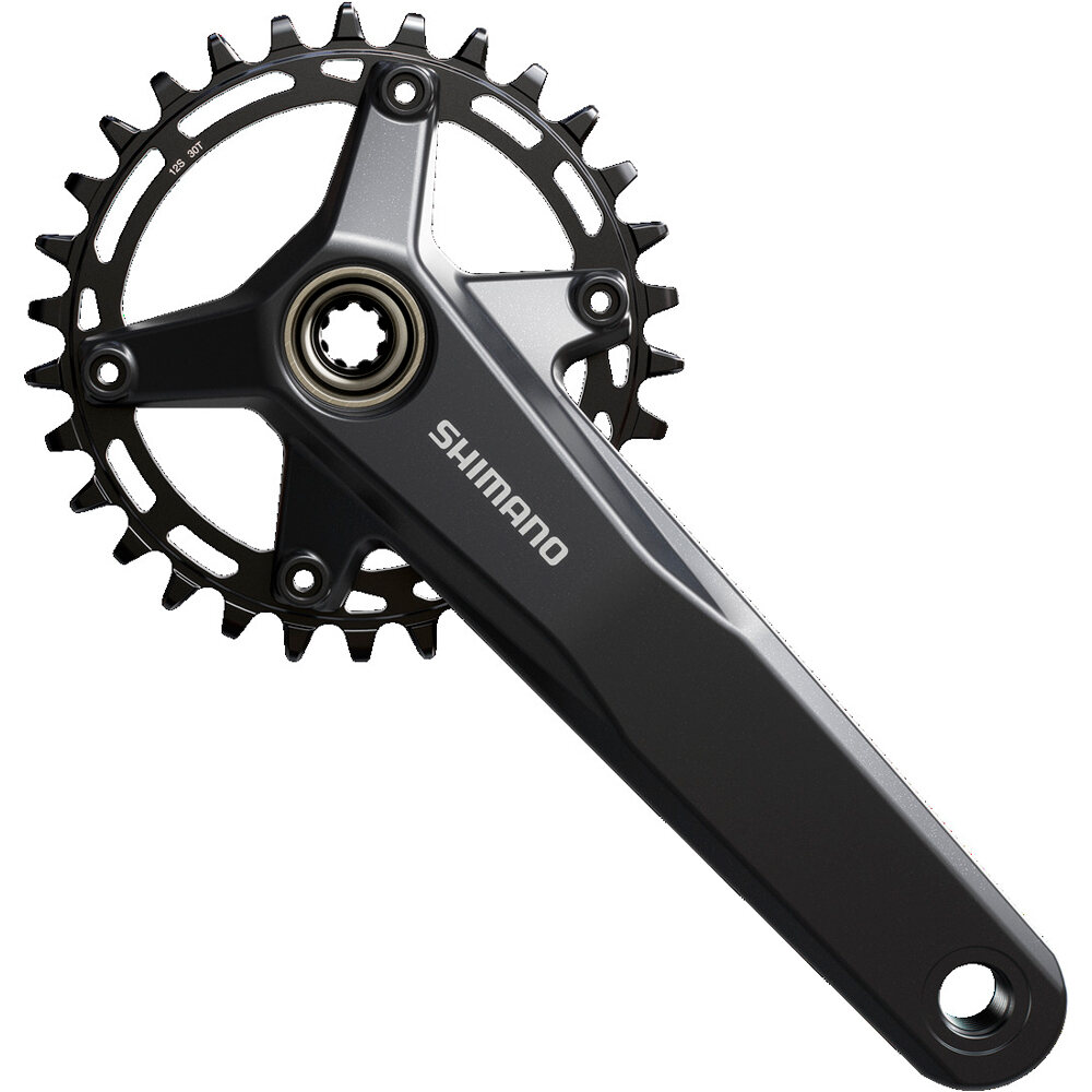 Shimano bielas mtb Crankset 12-SpeedFC-MT520 30T 175mm vista frontal