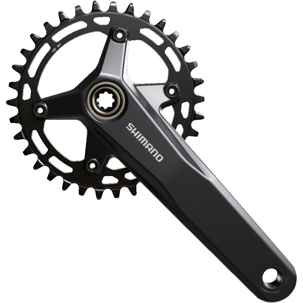 Shimano bielas mtb Crankset 12-SpeedFC-MT520 34T 175mm vista frontal