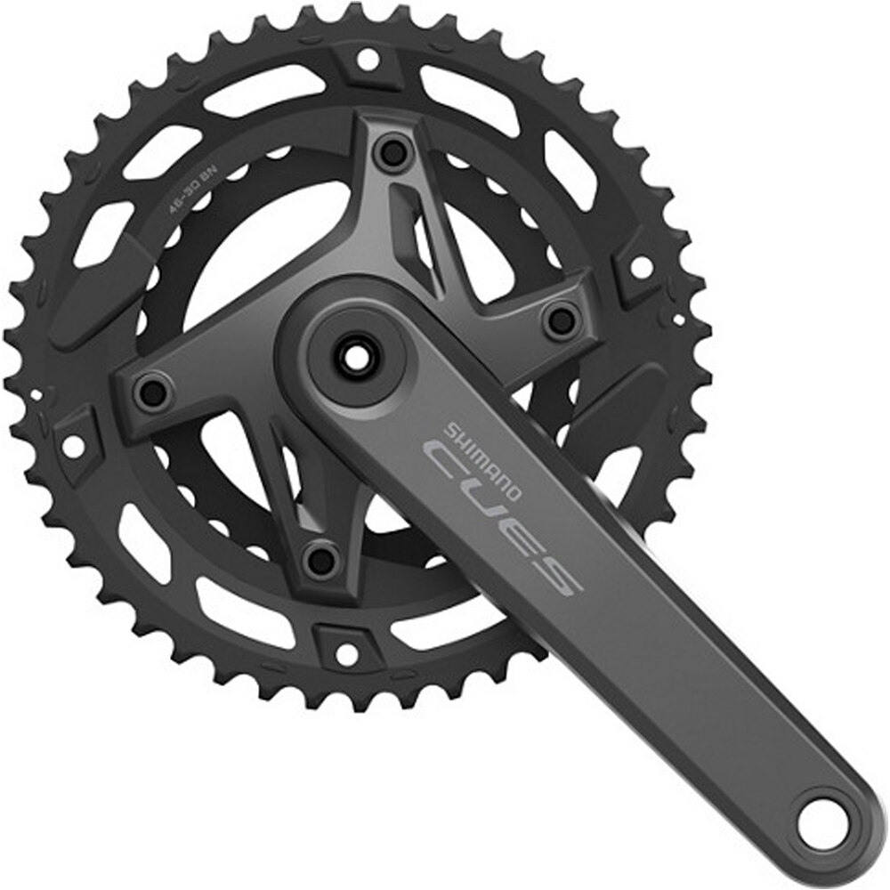 Shimano bielas mtb Crankset 9/10-Speed FC-U6000-2 46/30T 17 vista frontal