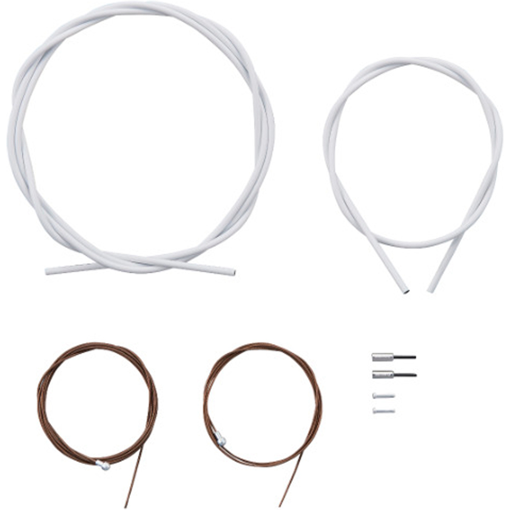 Shimano cableado y tope funda ciclismo Brake Cable SetRoad Polymer Coated vista frontal