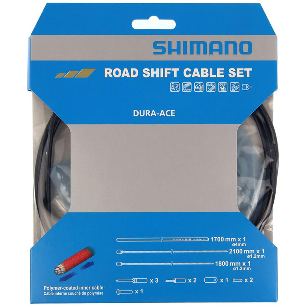 Shimano cableado y tope funda ciclismo CABLE CAMBIO/FUNDA/TOPES CTRA.POLIMERO N vista frontal