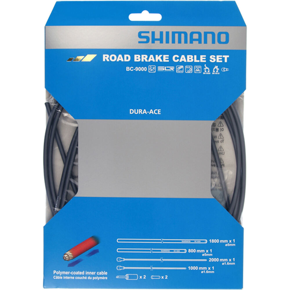 Shimano cableado y tope funda ciclismo CABLE FRENO/FUNDA/TOPES CTRA.POLIMERO G vista frontal