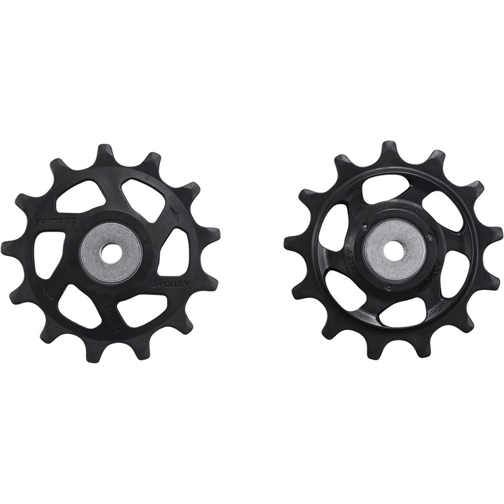 Shimano cambio trasero Poleas Guia y Tension RD-M8100 vista frontal