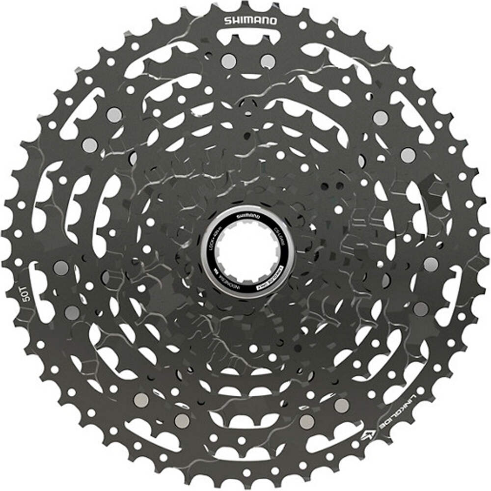 Shimano cassette bicicleta carretera Cassette 11v 11-50 CS-LG400 vista frontal