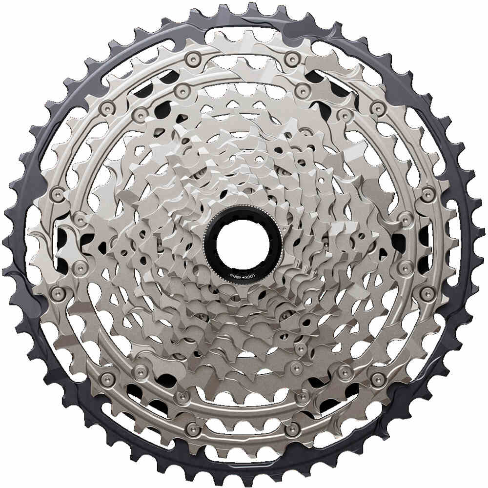 Shimano cassette bicicleta carretera Cassette 12 - 10-51TCS-M7200 Deore vista frontal