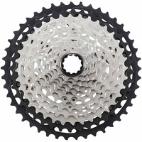 Shimano cassette bicicleta carretera CASSETTE DEORE XT CS-M8100 HG+ 12V 10-45 vista frontal