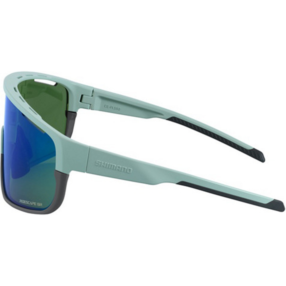 Shimano gafas ciclismo Eyewear PLSR3 Sage Green, Ridescape GR 02