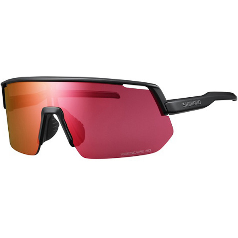 Shimano gafas ciclismo Eyewear TCNL2 Matte Black, Ridescape RD vista frontal