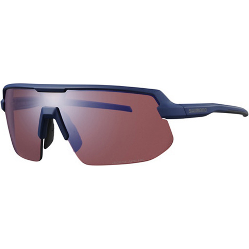 Shimano gafas ciclismo Eyewear TSPK2 Smoky Navy, Ridescape HC vista frontal