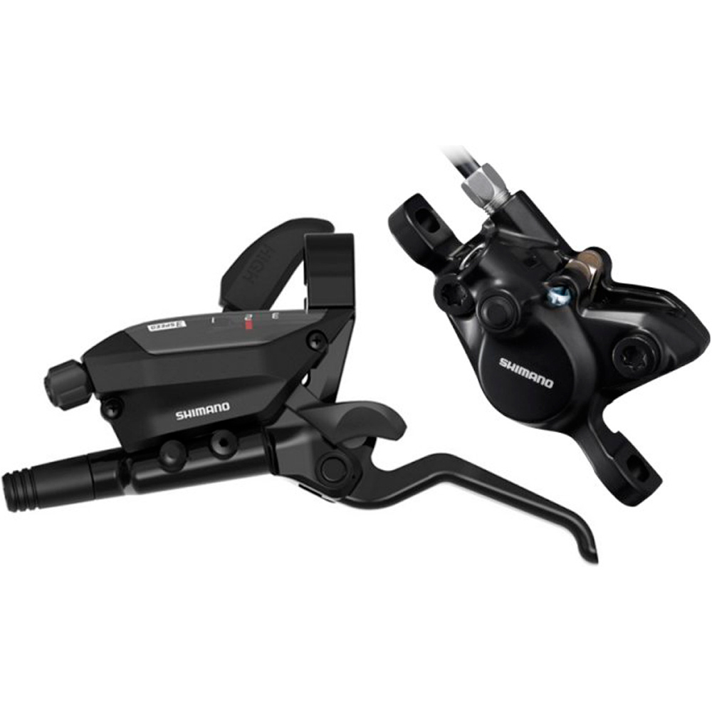 Shimano manetas de freno Disc Brake Set Front Black vista frontal