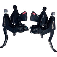 Shimano manetas mtb Mandos/Palancas 8v Negro vista frontal