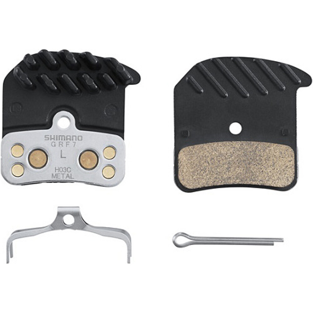 Shimano pastillas discos y accesorios freno Pastillas Freno Metal H03C vista frontal