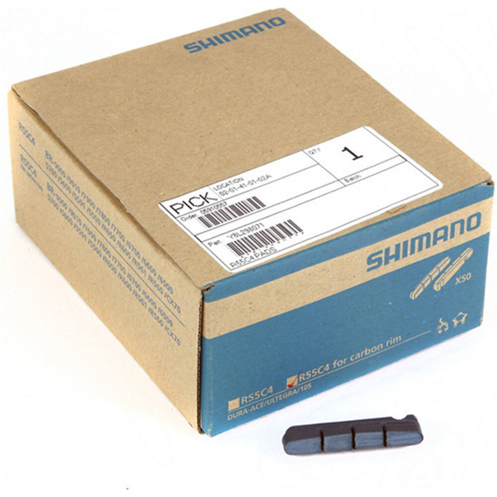 Shimano pastillas discos y accesorios freno Zapatas Freno R55C4 Dura-Ace vista frontal