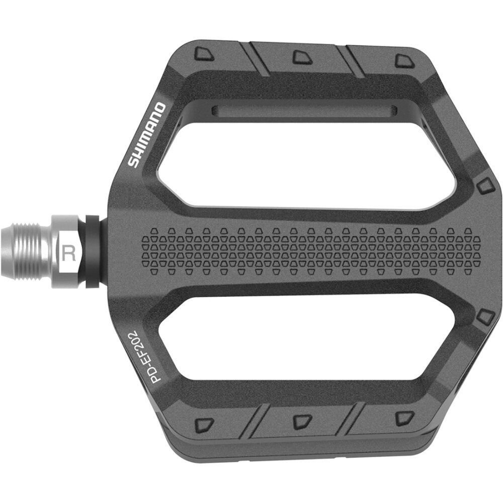 Shimano pedales plataforma Pedal PD-EF202 Plataforma vista frontal