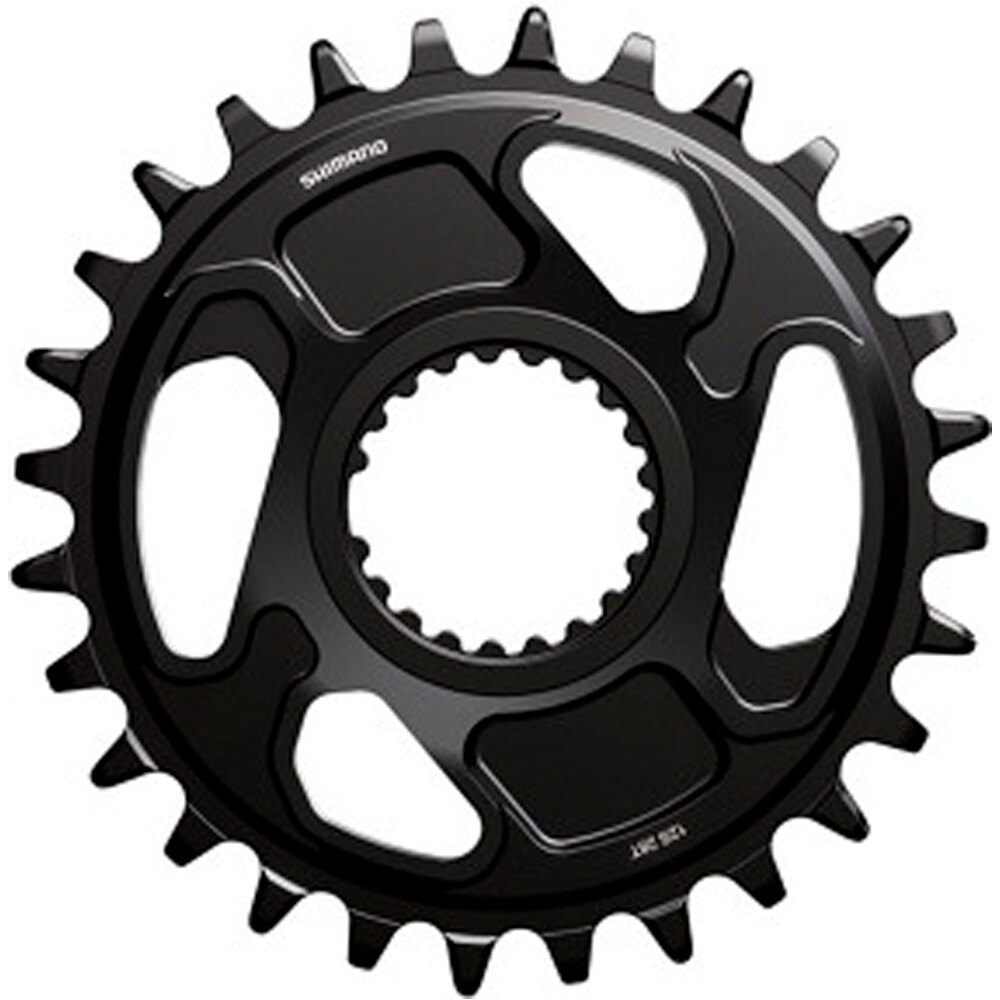 Shimano platos bicicleta carretra Chainring 28T Deor XT CRM86 for FC-M8200 vista frontal