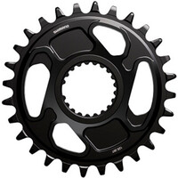 Shimano platos bicicleta carretra Chainring 28T Deor XT CRM86 for FC-M8200 vista frontal
