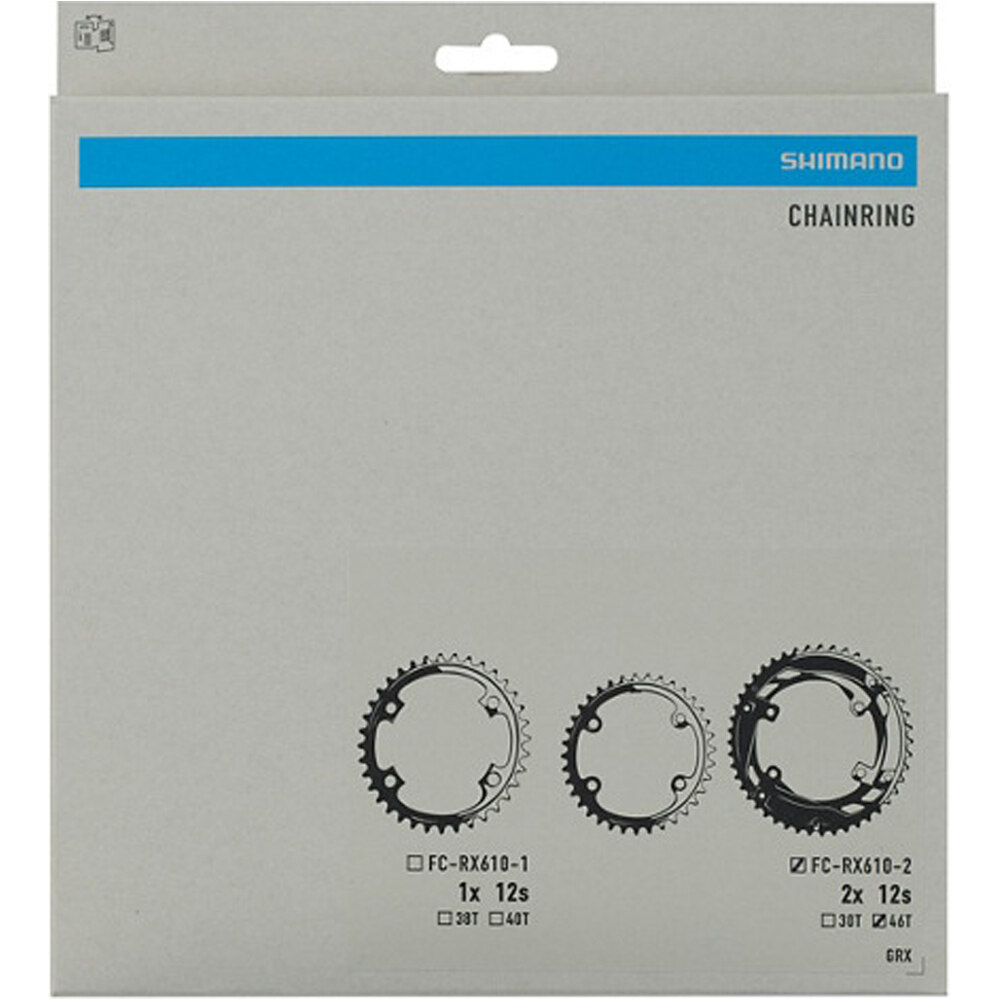 Shimano platos bicicleta carretra Chainring 46T-NS 01