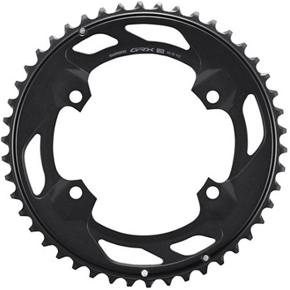 Shimano platos bicicleta carretra Chainring 46T-NS vista frontal