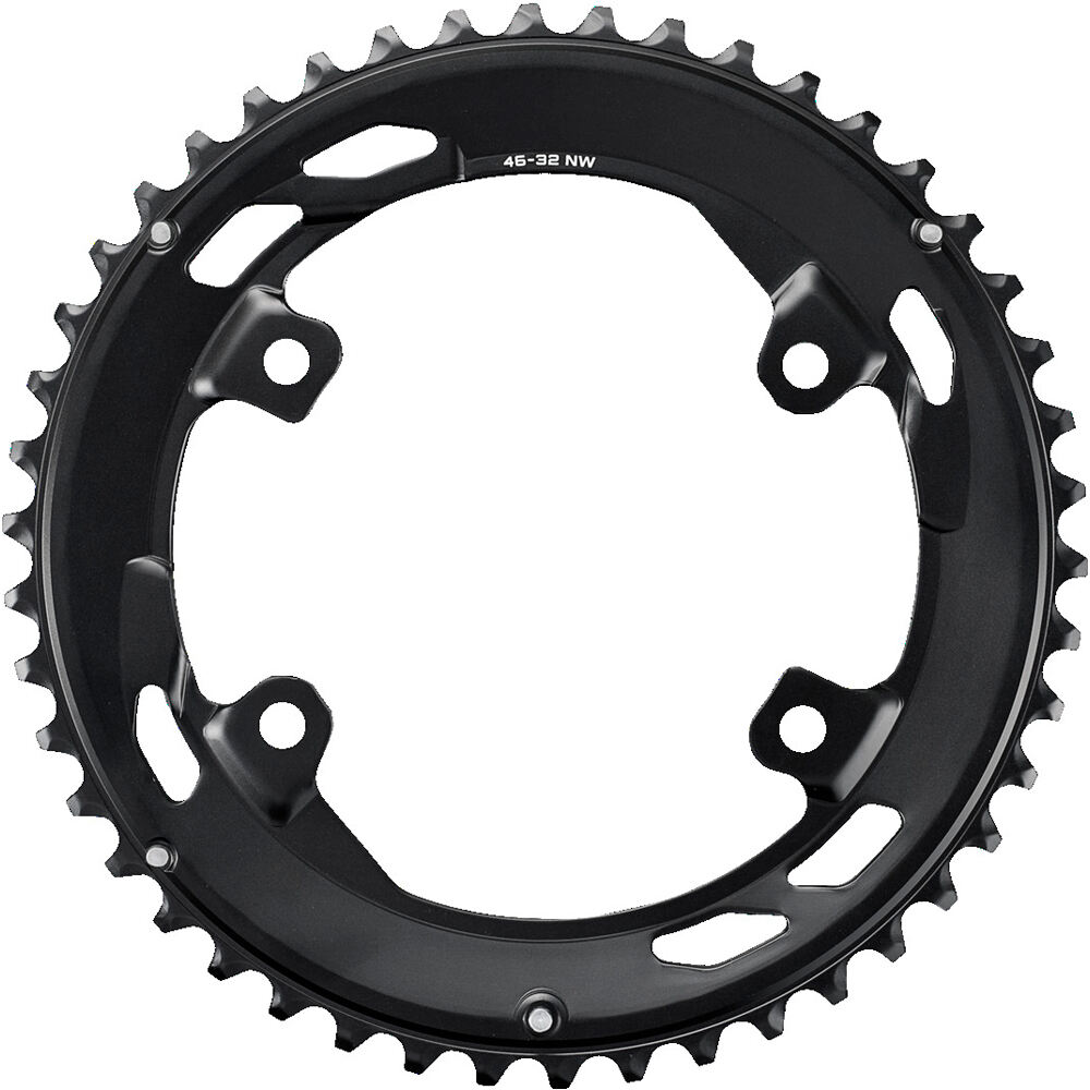 Shimano platos bicicleta carretra Chainring 46T-NW CuesFC-U6030 vista frontal