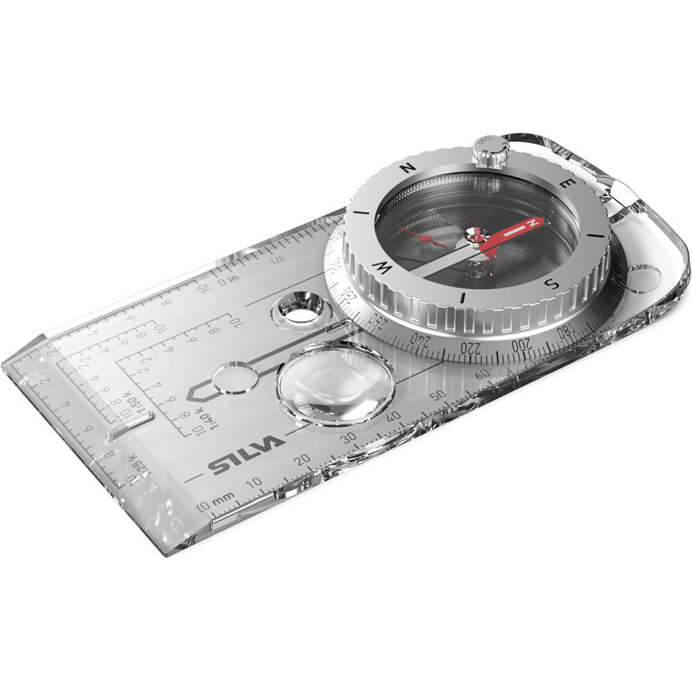 Silva brújula EXPEDITION NEO brjula c-ajuste declinac vista frontal