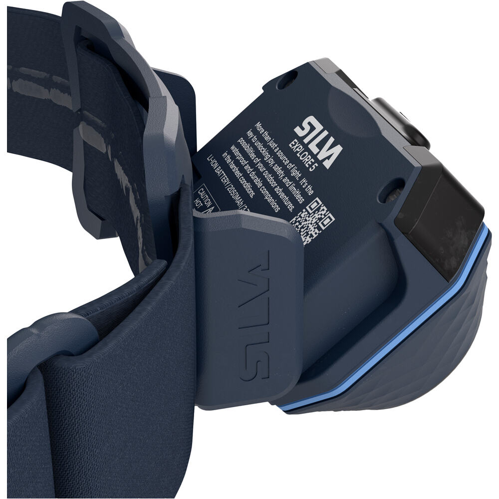 Silva frontal EXPLORE 5 Blue frontal 720 lm/IP68/Li-Ion 2.0 Ah/USB-C 01