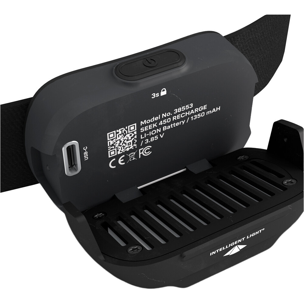 Silva frontal SEEK RECHARGE Midnight frontal 600 lm/IP65/Li-Po 1,35/USB-C 02