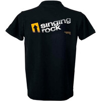 Singing Rock camiseta montaña manga corta hombre Polo SINGING PROFESSIONAL vista trasera