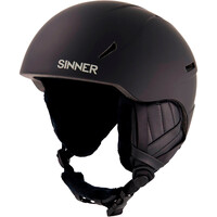 Sinner casco esquí CREST MATTE BLACK vista frontal