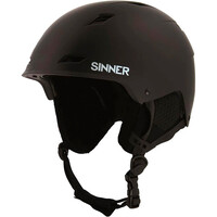 Sinner casco esquí MOUNT MATTE BLACK vista frontal