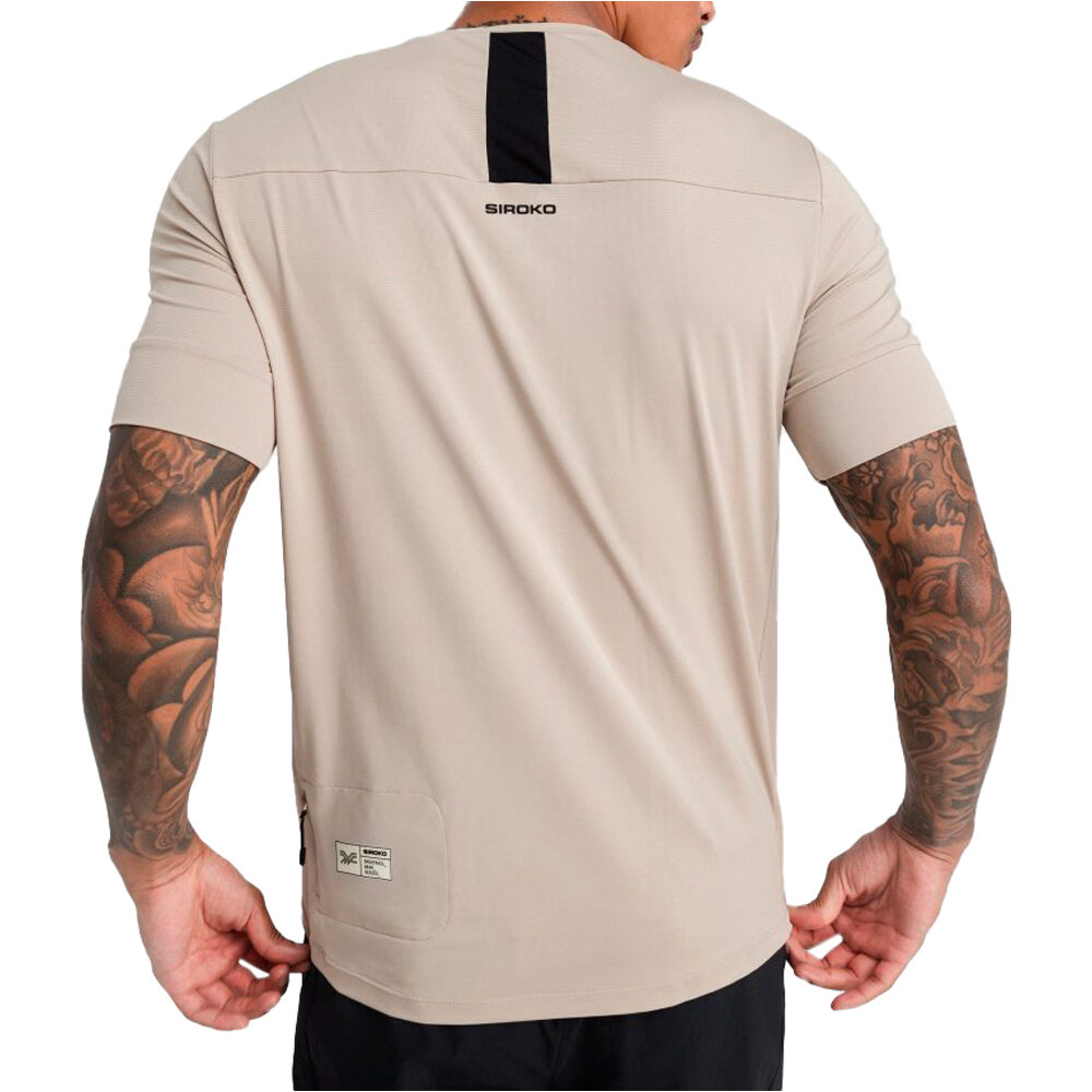 Siroko camiseta ciclismo hombre Cedar vista trasera