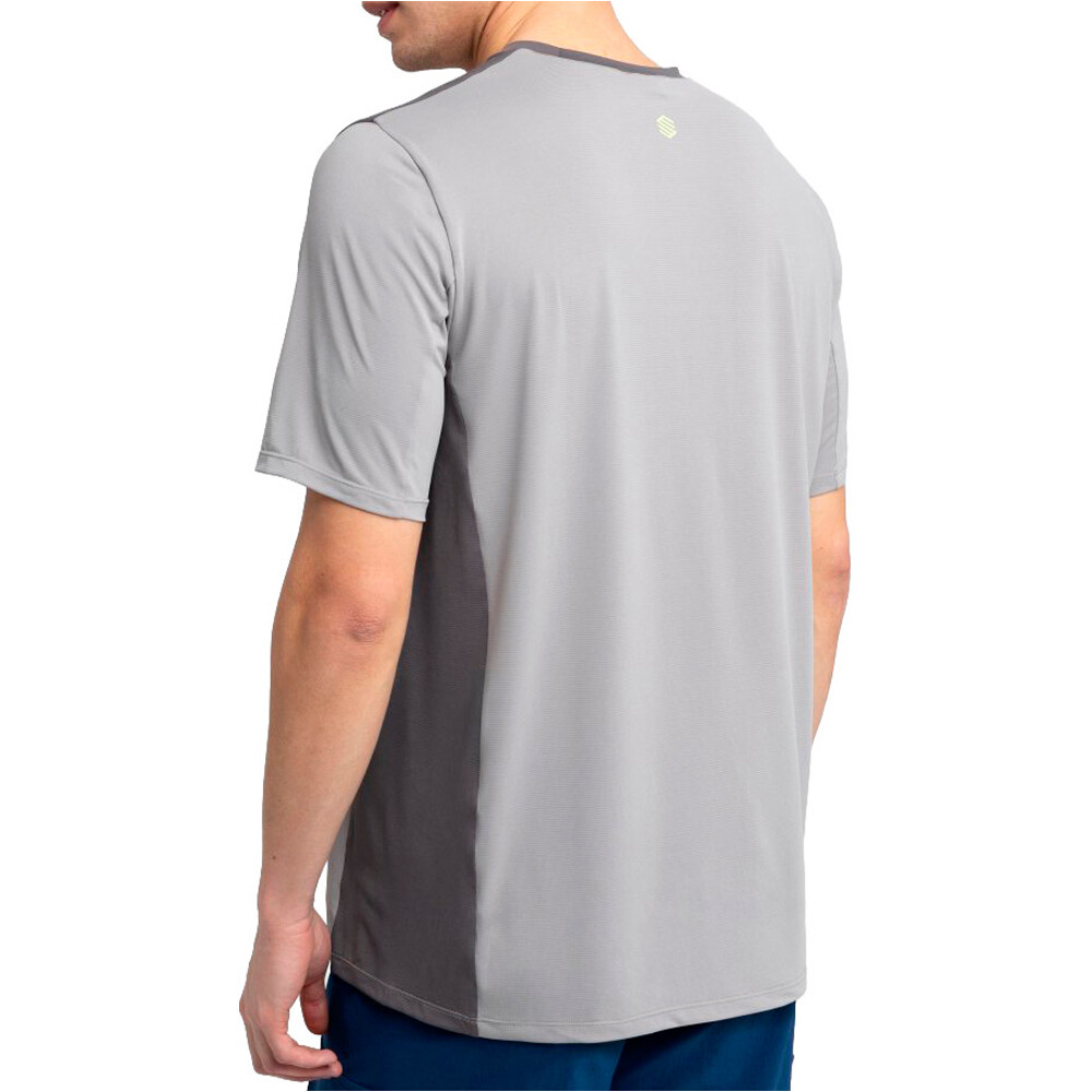 Siroko camiseta ciclismo hombre MTB Berm Gray vista trasera