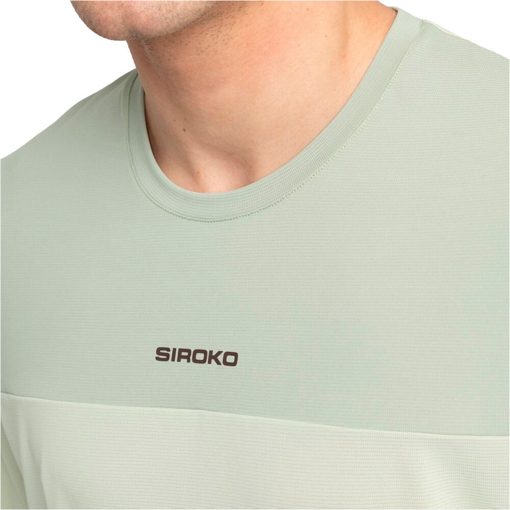 Siroko camiseta ciclismo hombre MTB Berm Matcha vista detalle