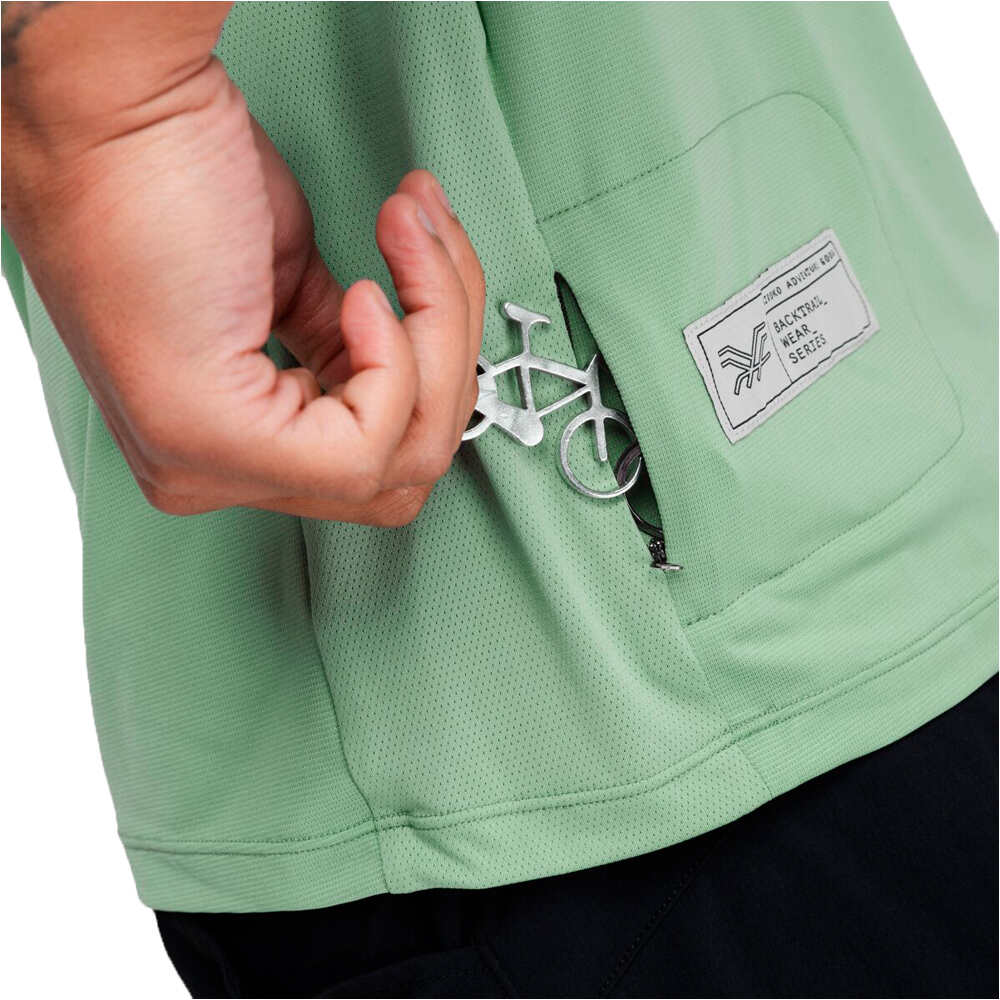 Siroko camiseta ciclismo hombre Poplar vista detalle