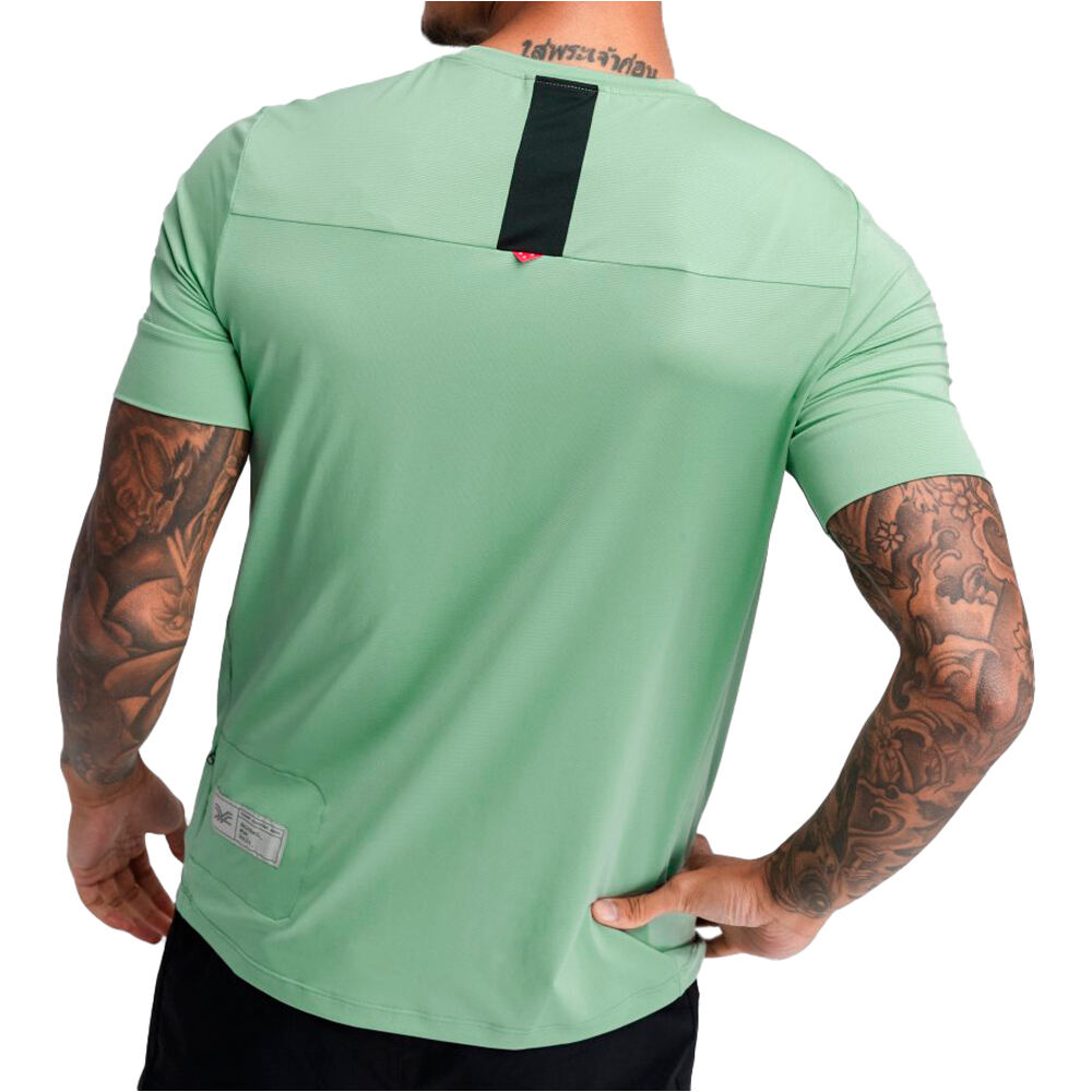 Siroko camiseta ciclismo hombre Poplar vista trasera