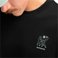 Siroko camiseta ciclismo hombre Rush Black vista detalle