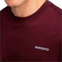 Siroko camiseta ciclismo hombre Rutted Burgundy 03