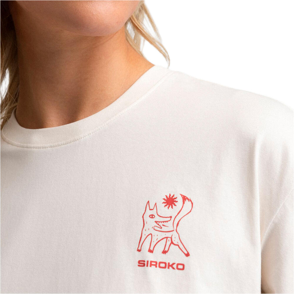 Siroko camiseta ciclismo mujer Feel Sand vista detalle
