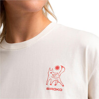 Siroko camiseta ciclismo mujer Feel Sand vista detalle