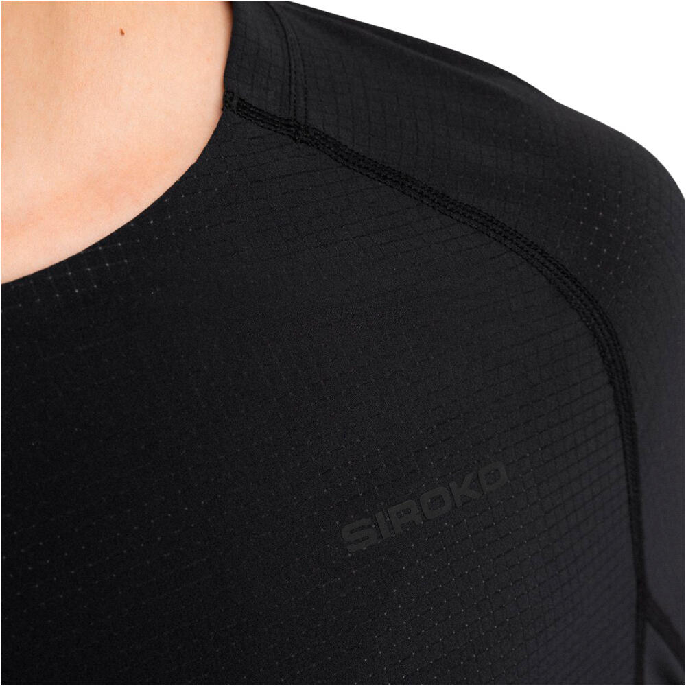 Siroko camiseta ciclismo mujer Map Black vista detalle